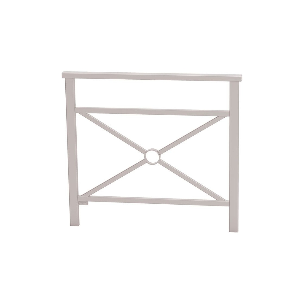 Barrière main courante Venise RAL7044 - 1000mm - Simple croix - PROCITY - 206825.7044
