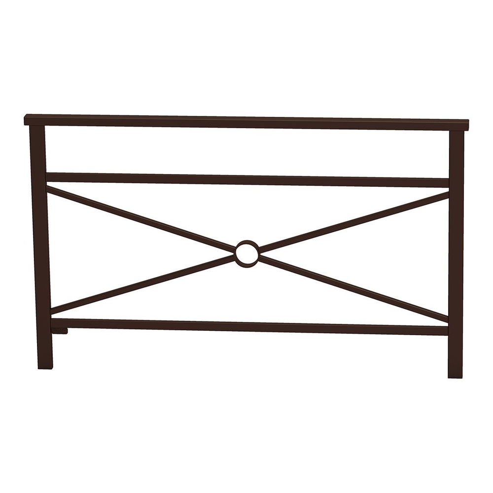 Barrière main courante Venise RAL8017 - 1500mm - Simple croix - PROCITY - 206826.8017
