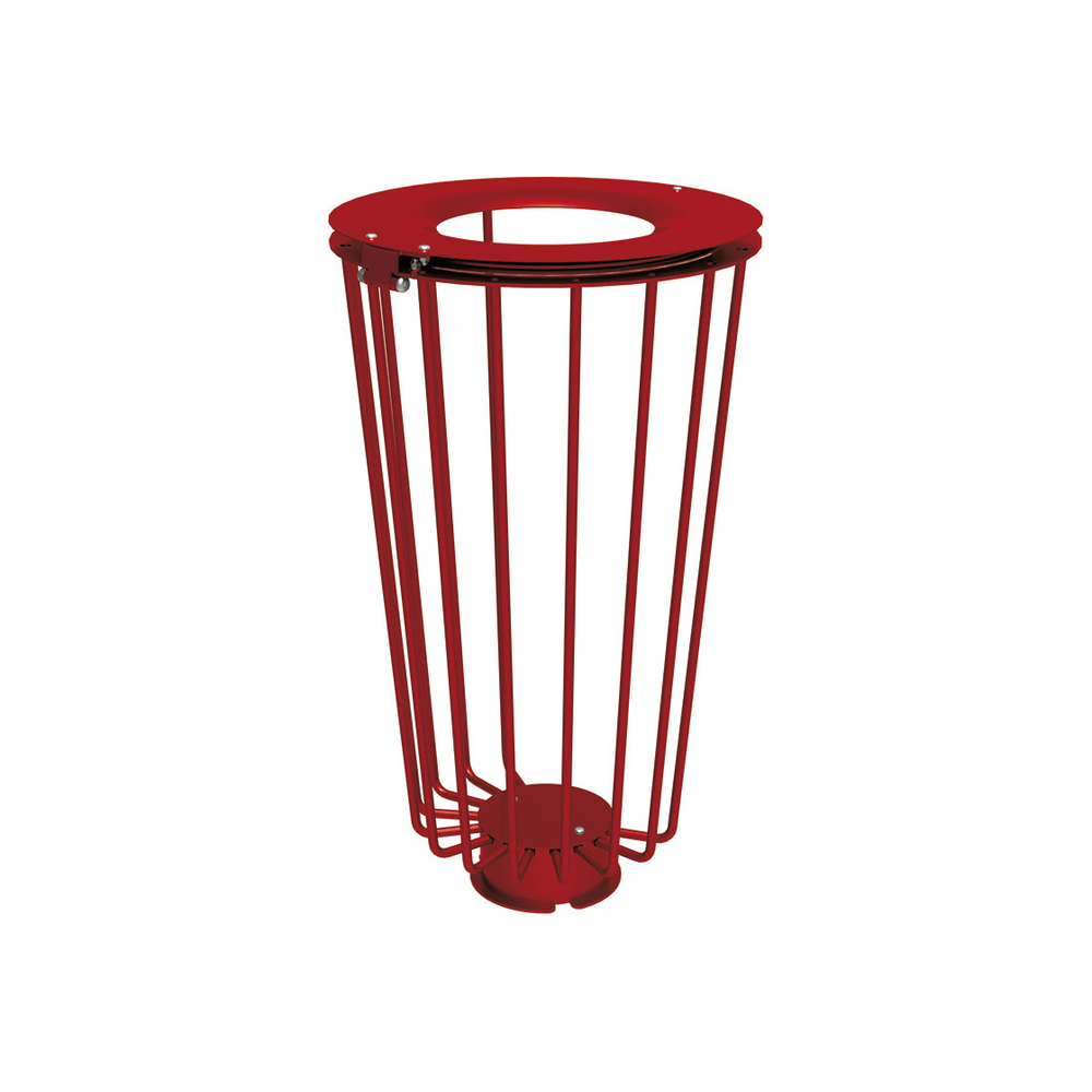 Corbeille Lofoten Vigipirate 100 litres RAL3004 - PROCITY - 208099.3004