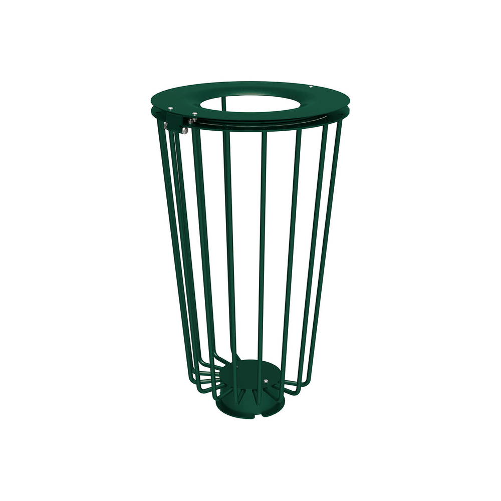 Corbeille Lofoten Vigipirate 100 litres RAL6005 - PROCITY - 208099.6005