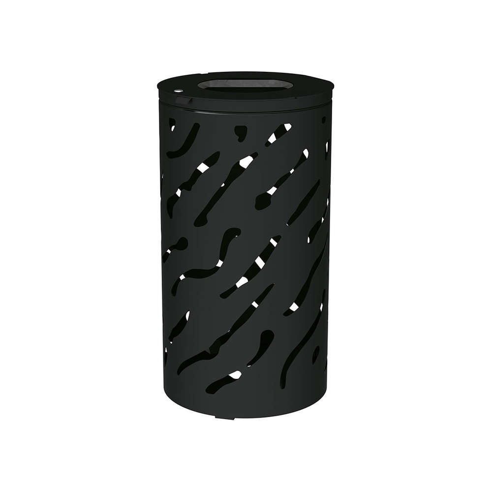 Corbeille Venise 80 ou 120 litres RAL9005 - Sans seau - PROCITY - 208108.9005