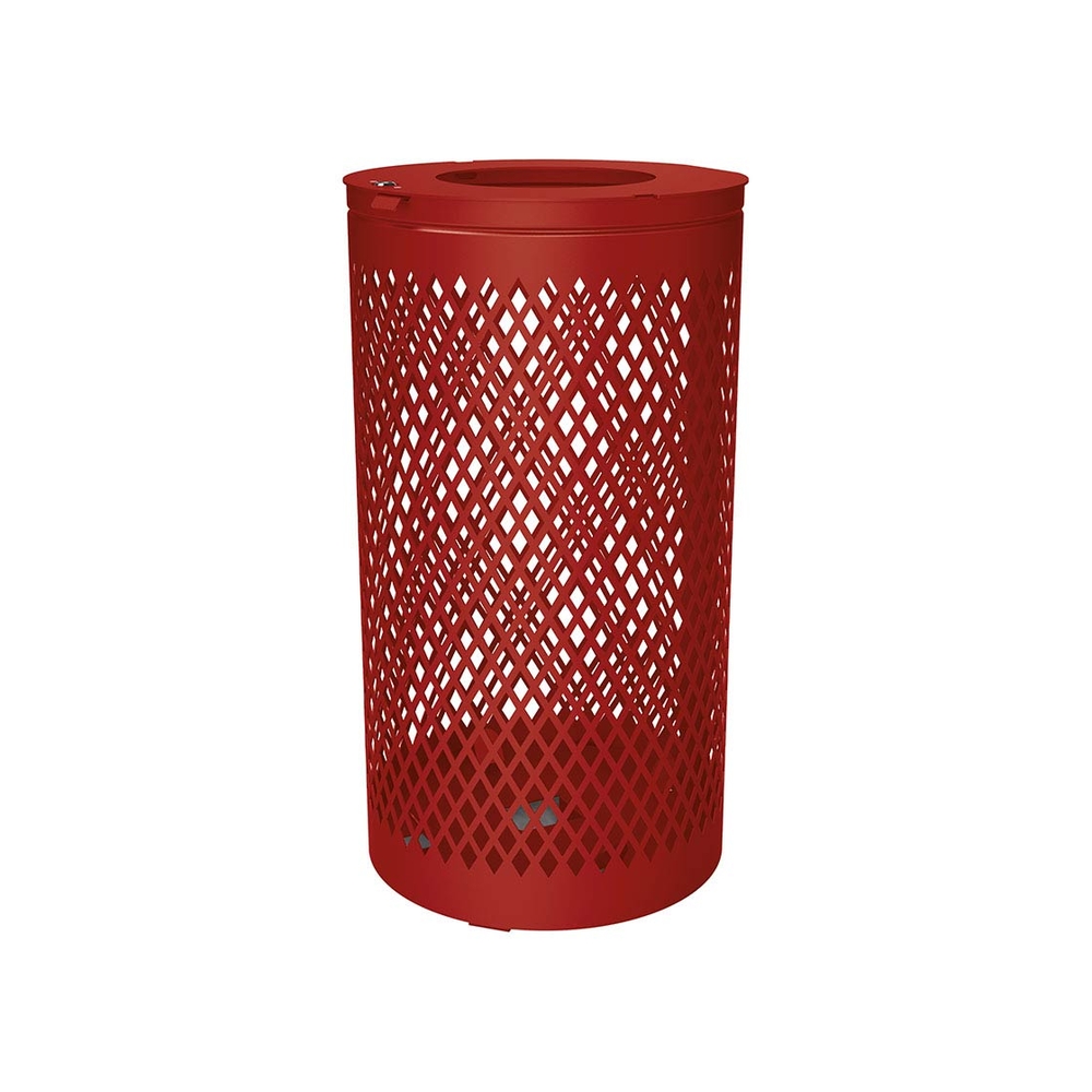 Corbeille Losange 120 litres RAL3004 - PROCITY - 208109.3004