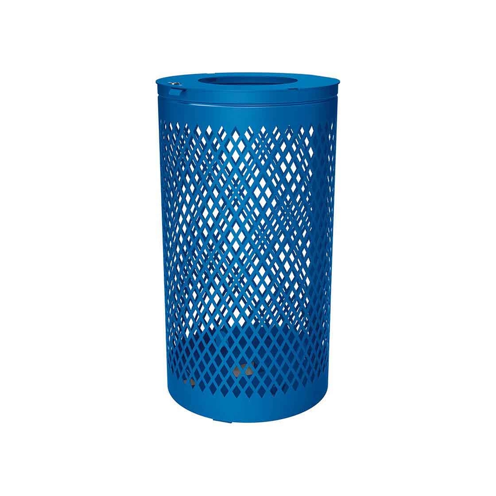 Corbeille Losange 120 litres RAL5010 - PROCITY - 208109.5010