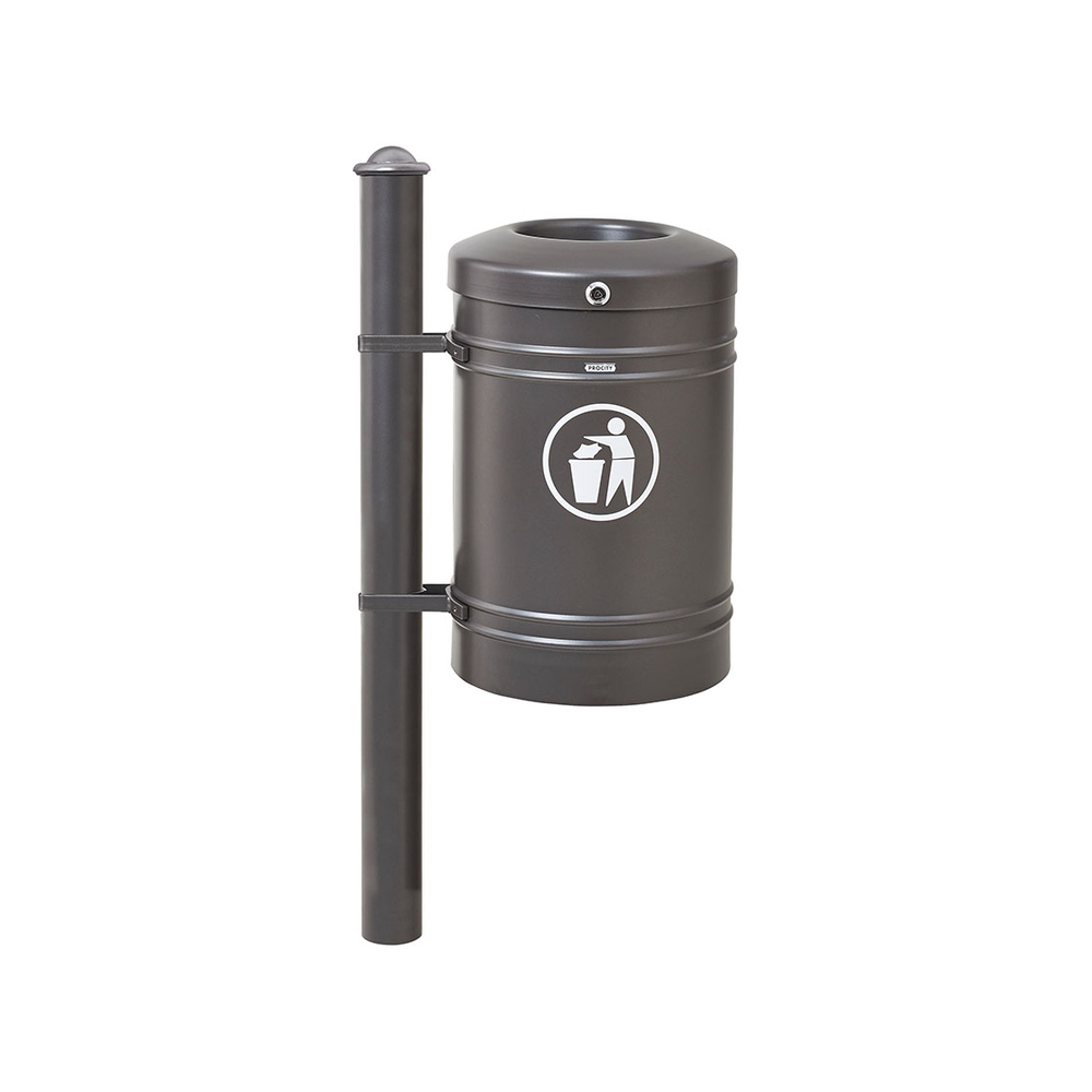 Corbeille Guyenne Agora 40 litres Gris PROCITY - 208118.GPRO