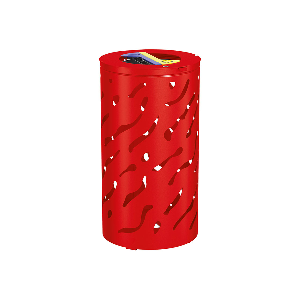 Corbeille Venise Tri sélectif RAL3020 - PROCITY - 208147.3020