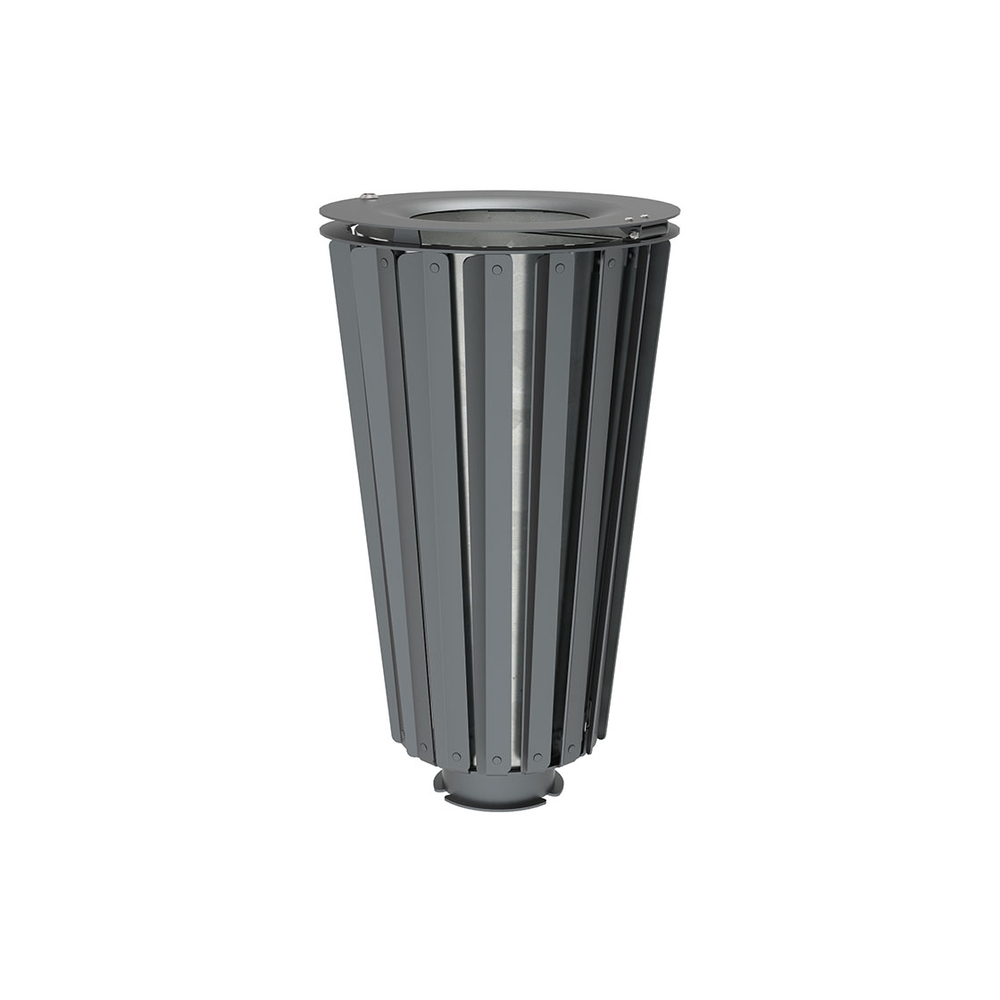 Corbeille Lofoten acier 80 litres Gris PROCITY - 208172.GPRO