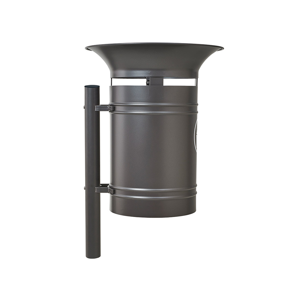 Corbeille Vanoise 40 litres Aspect Corten - PROCITY - 208203.S025