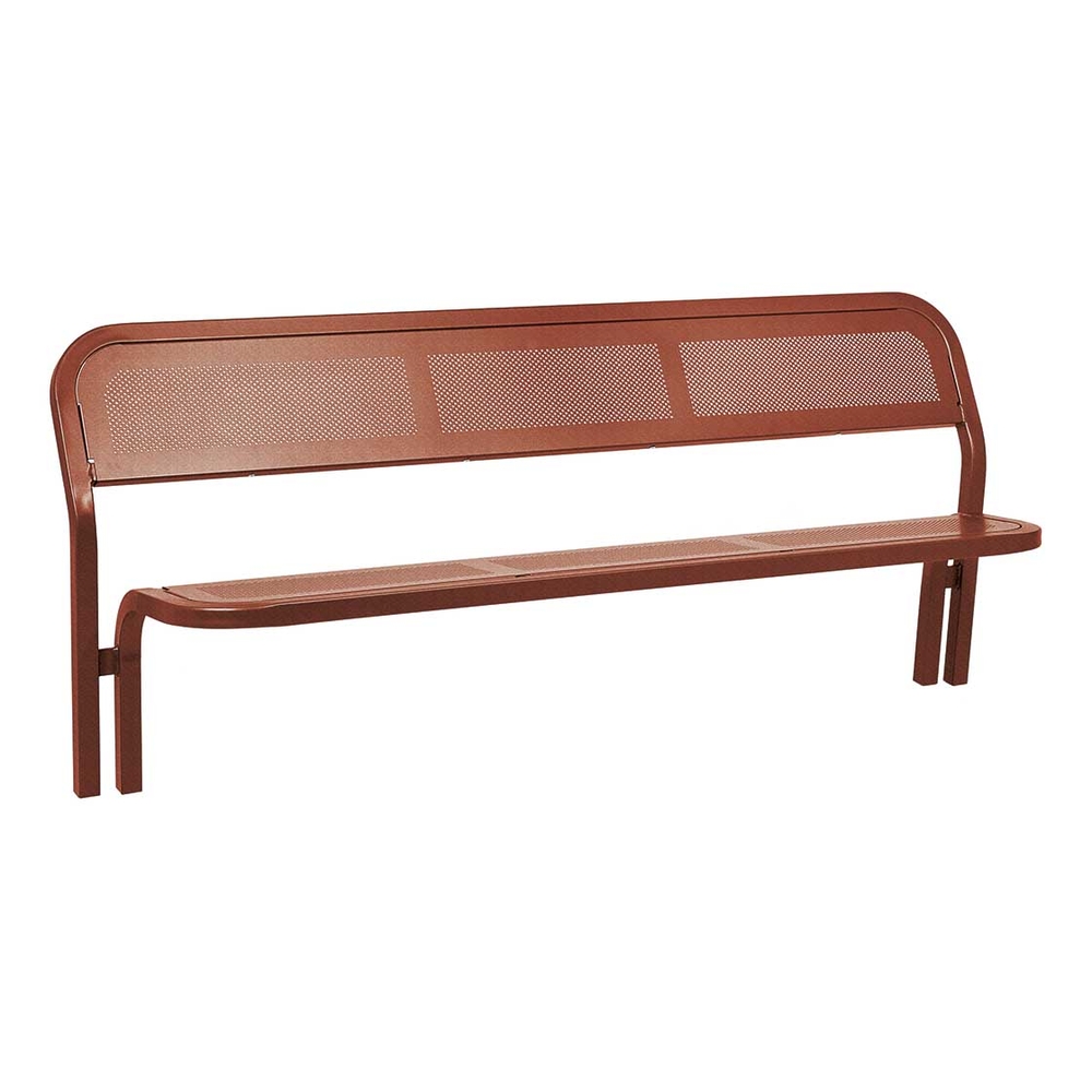Banc acier Conviviale Aspect Corten - PROCITY - 209020.S025