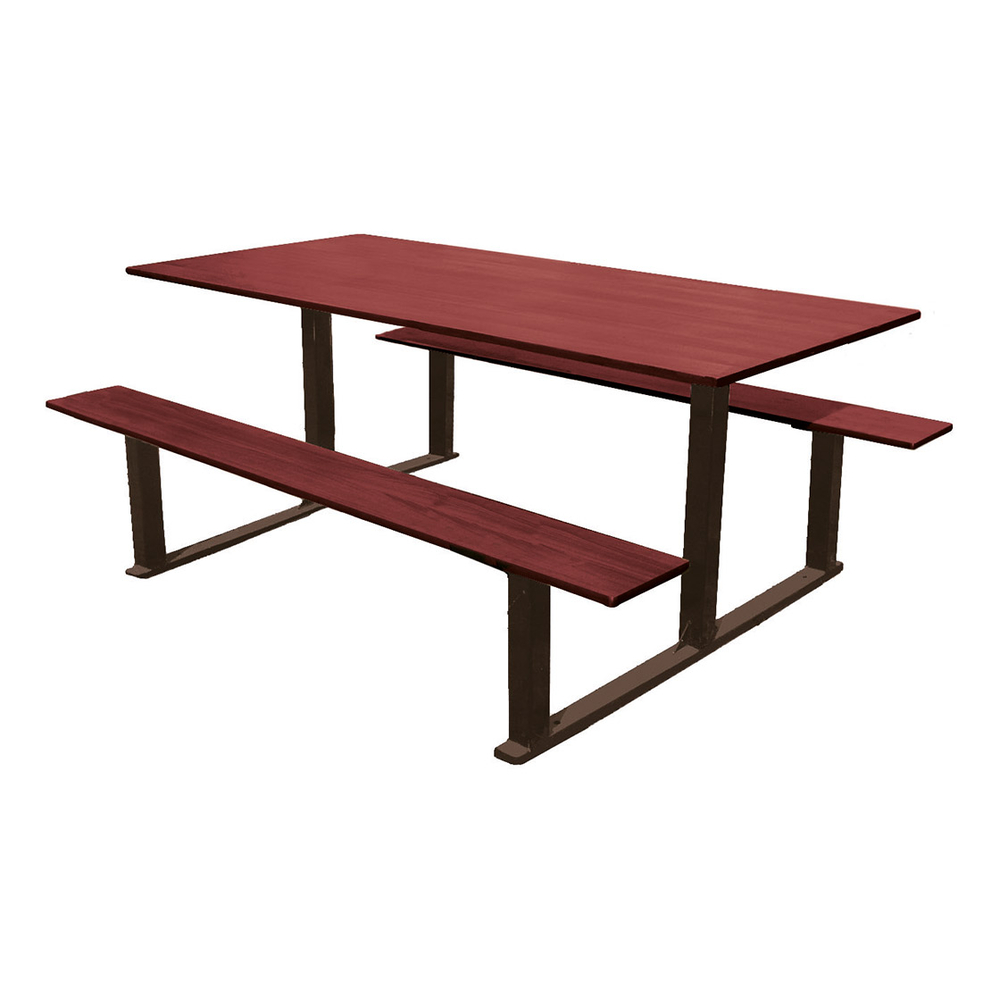 Table de pique-nique Riga RAL8017 - Standard - 1500mm - PROCITY - 209472.8017.ACAJ