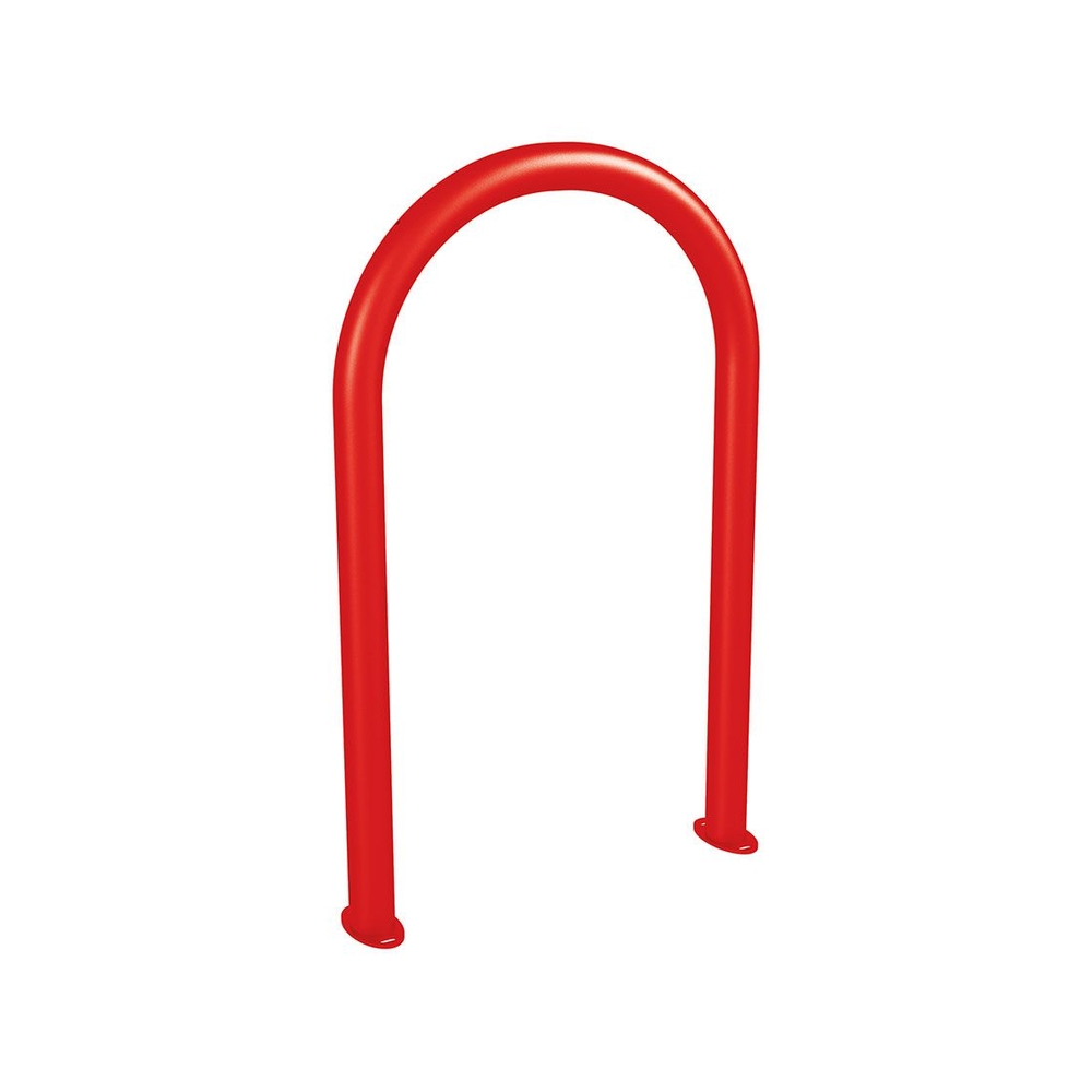 Appui vélos trombone Ø60mm RAL3020 - Standard - Sur platines - PROCITY - 291051.3020