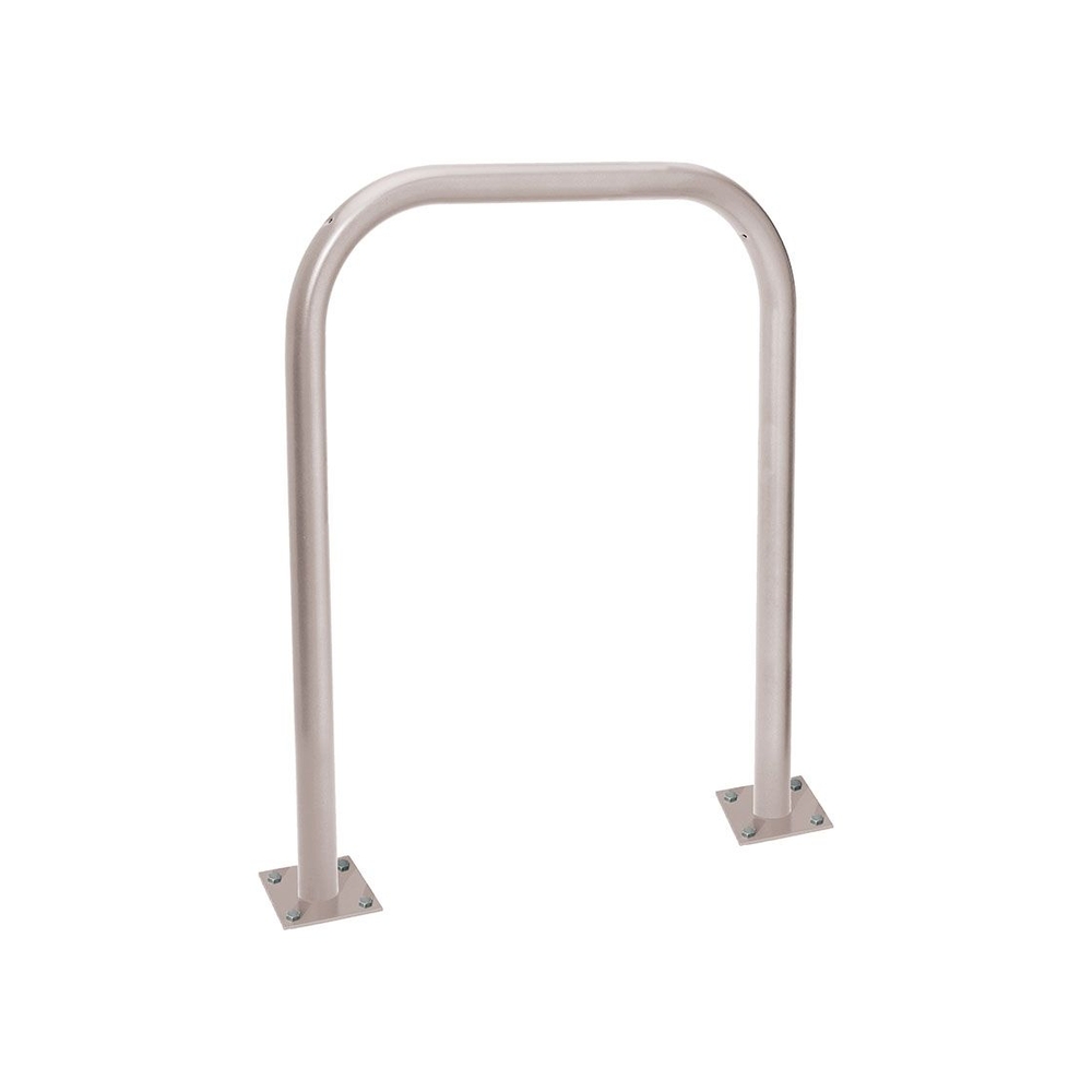 Arceau simple Ø60mm RAL7044 - 1000mm - Sur platines - Peint sur zinc - PROCITY - 294020.7044