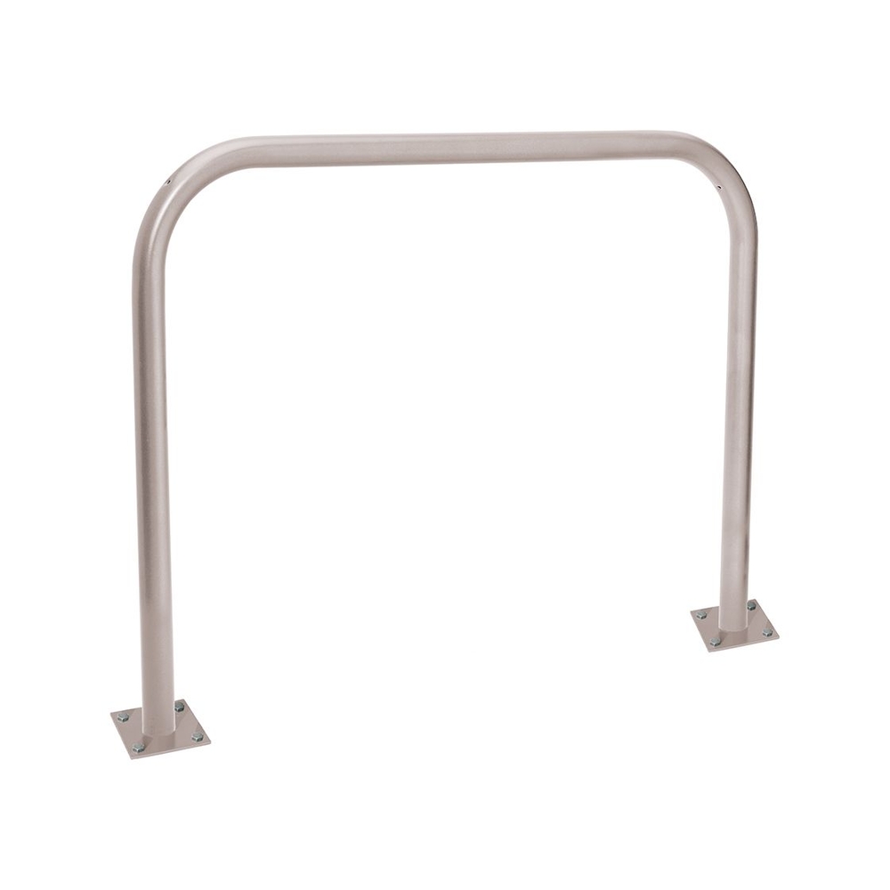 Arceau simple Ø60mm RAL7044 - 1500mm - Sur platines - Peint sur zinc - PROCITY - 294021.7044