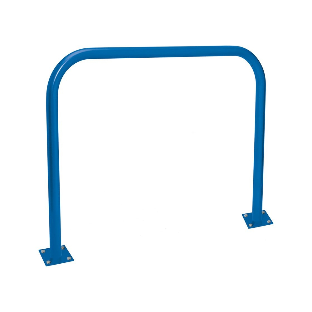 Arceau simple Ø60mm RAL5010 - 1500mm - Sur platines - Peint sur galva - PROCITY - 294057.5010