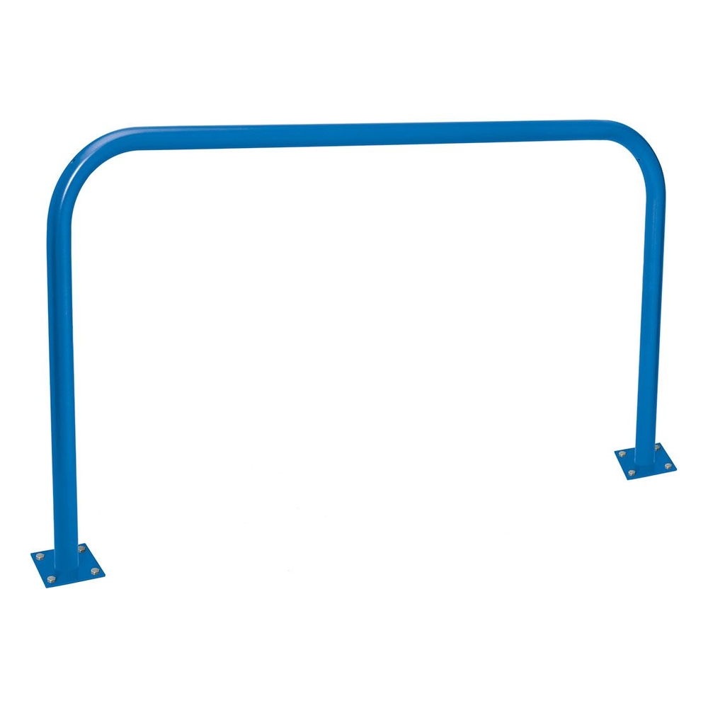 Arceau simple Ø60mm RAL5010 - 2000mm - Sur platines - Peint sur galva - PROCITY - 294058.5010
