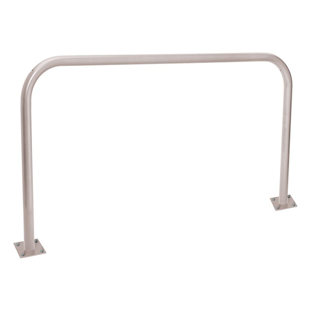 Arceau simple Ø60mm RAL7044 - 2000mm - Sur platines - Peint sur galva - PROCITY - 294058.7044