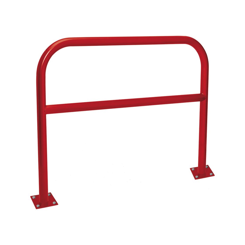 Arceau renforcé Ø60mm RAL3004 - 1500mm - Sur platines - Peint sur galva - PROCITY - 294257.3004