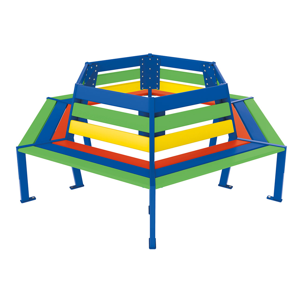 Banc tour d'arbre Silaos Junior Version primaire - haut d'assise 390 - PROCITY - 299035