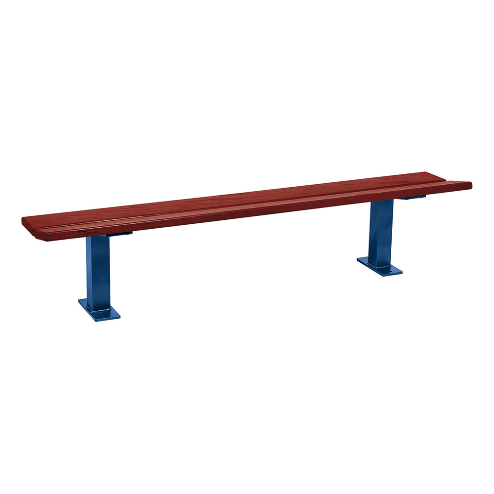 Banquette Pagode RAL5010 - lasuré acajou - PROCITY - 299193.5010.ACAJ