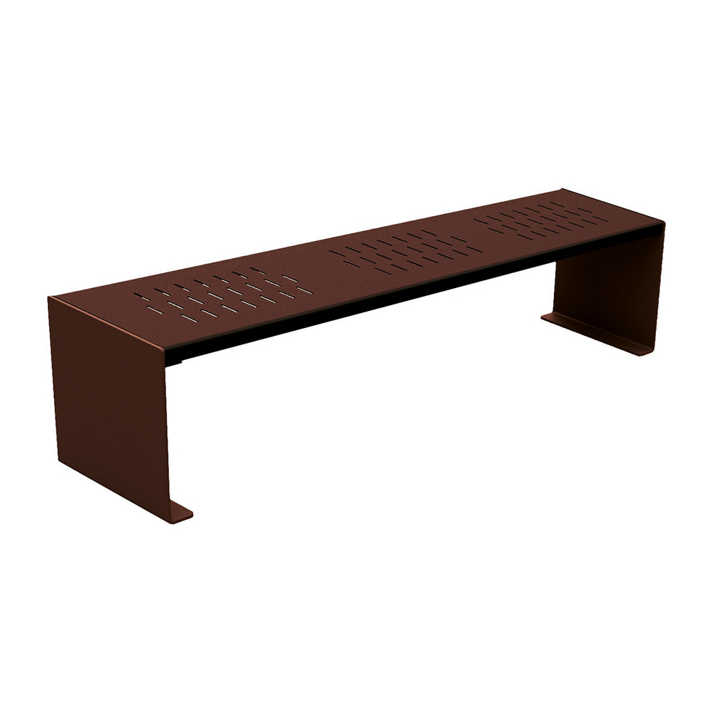 Banquette KUB acier RAL8017 - PROCITY - 306393.8017