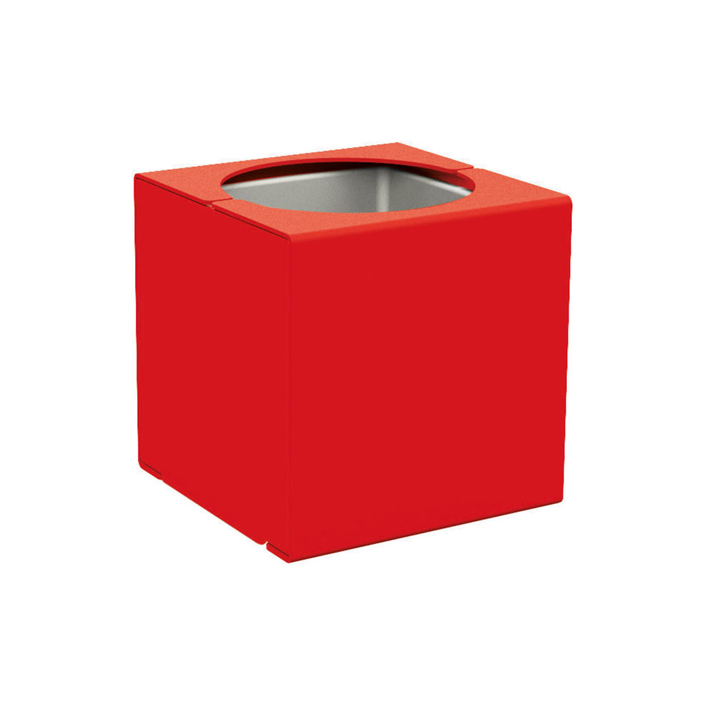 Bac à palmier KUB acier RAL3020 - PROCITY - 306420.3020