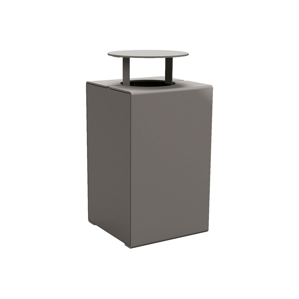 Corbeille KUB acier Gris PROCITY - 306483.GPRO