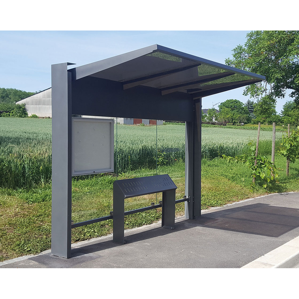 Station bus KUB Aspect Corten - Vitrine et un bardage latéral - PROCITY - 306712.S025