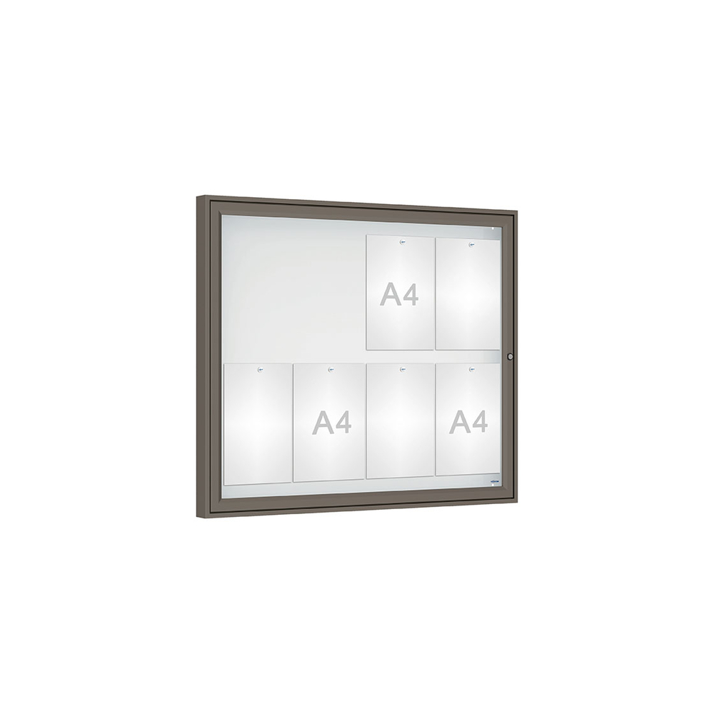 Vitrine Classique Gris PROCITY - 406080.GPRO