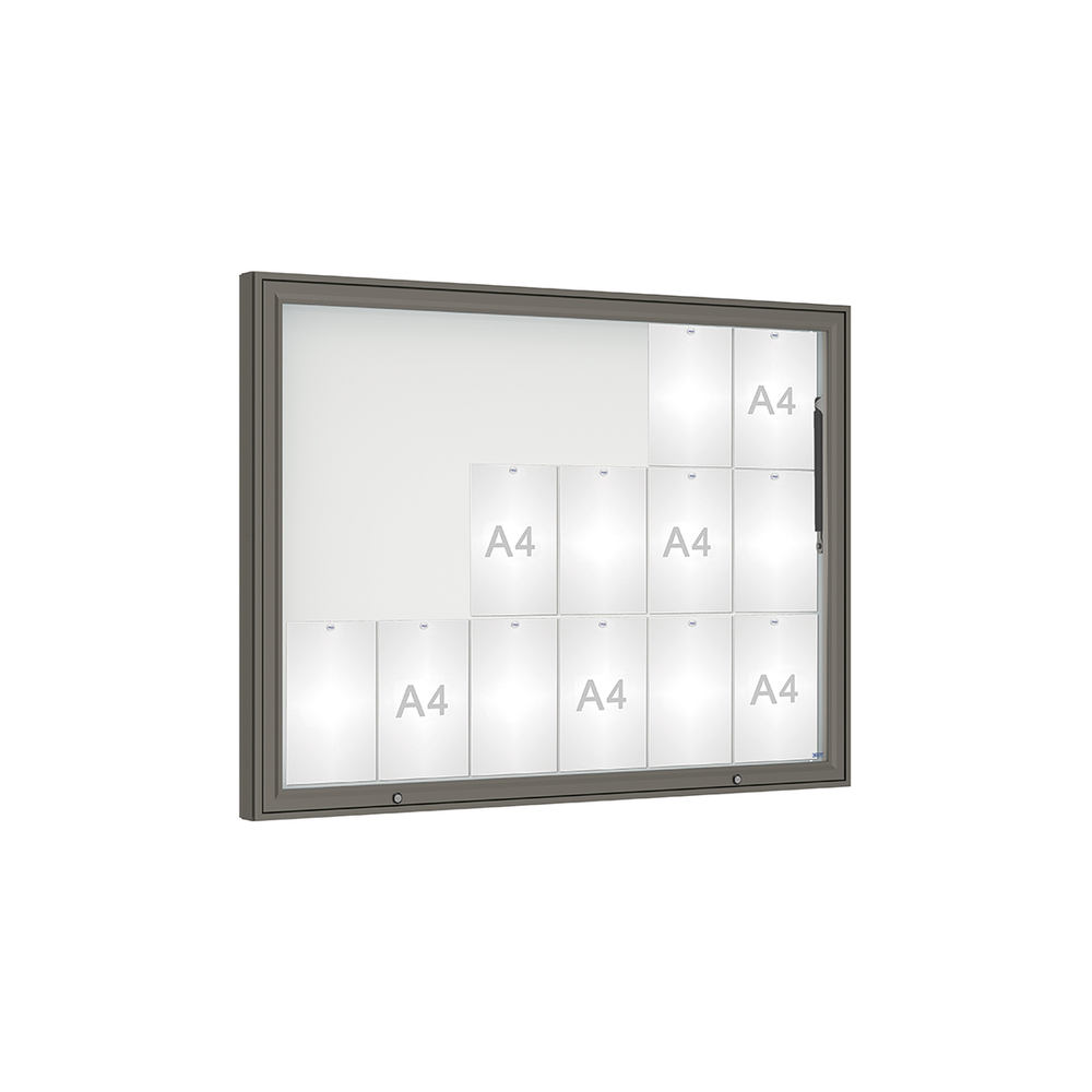 Vitrine 1000mm Gris PROCITY - 407401.GPRO