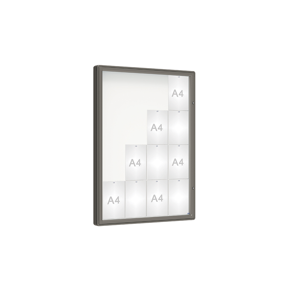 Vitrine 2000mm Gris PROCITY - 410003.GPRO
