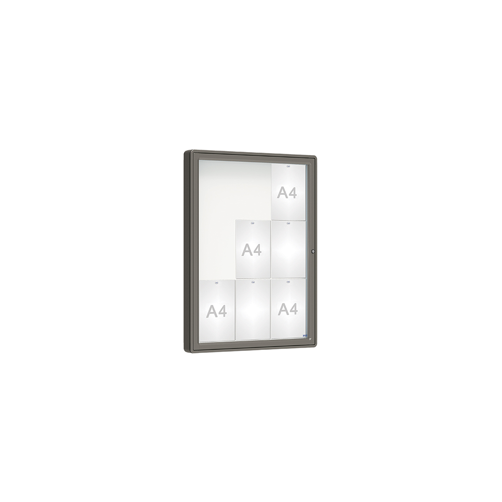 Vitrine 2000mm Gris PROCITY - 410070.GPRO