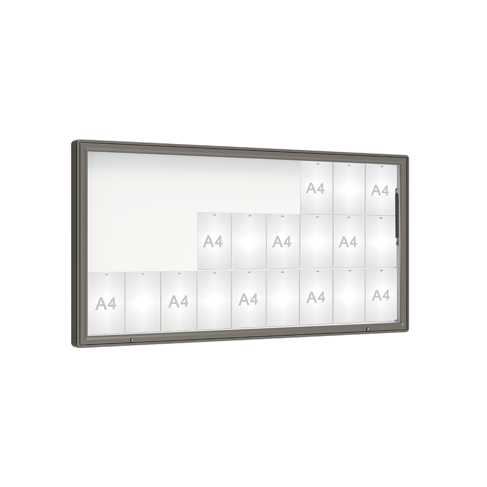Vitrine 2000mm Gris PROCITY - 410075.GPRO