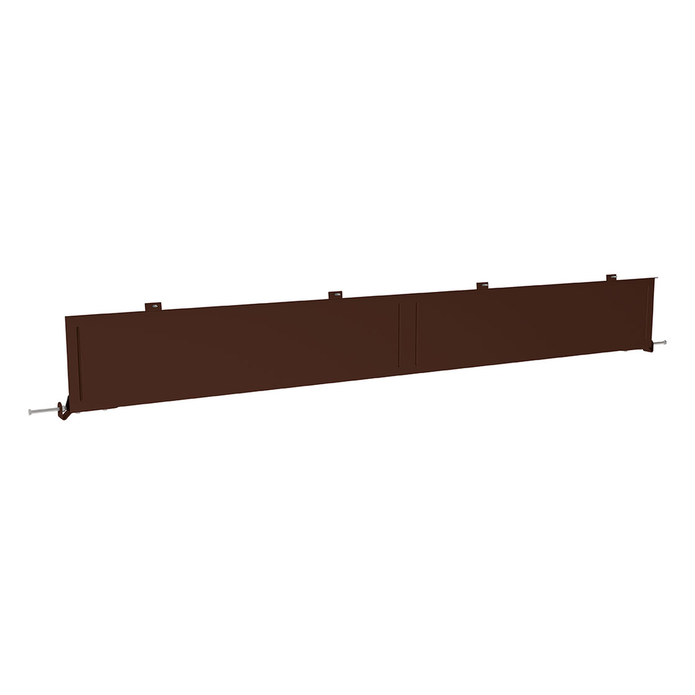 Coupe-vent face avant pour abris Milan RAL8017 - 2500 mm - PROCITY - 529408.8017
