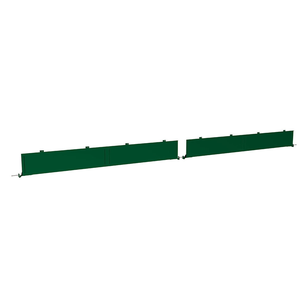 Coupe-vent face avant pour abris Milan RAL6005 - 5000 mm - PROCITY - 529409.6005
