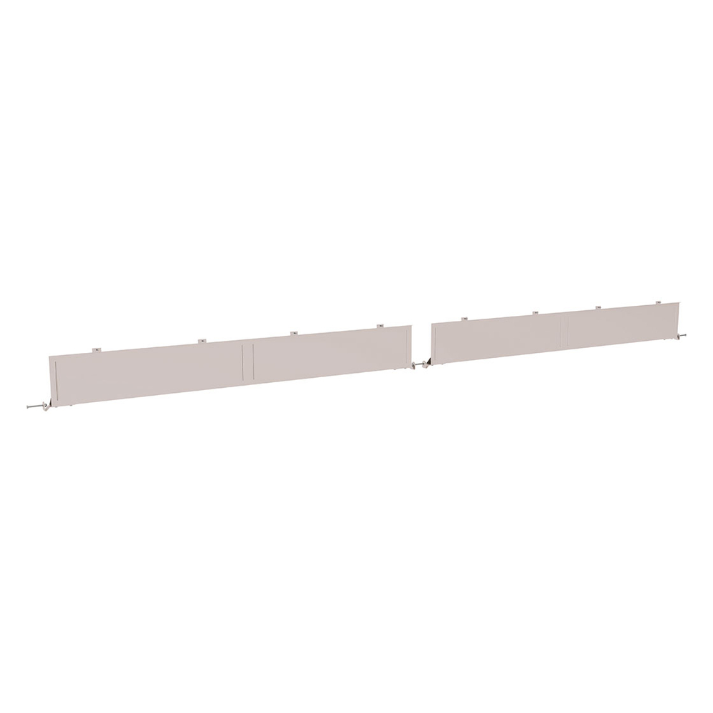 Coupe-vent face avant pour abris Milan RAL7044 - 5000 mm - PROCITY - 529409.7044