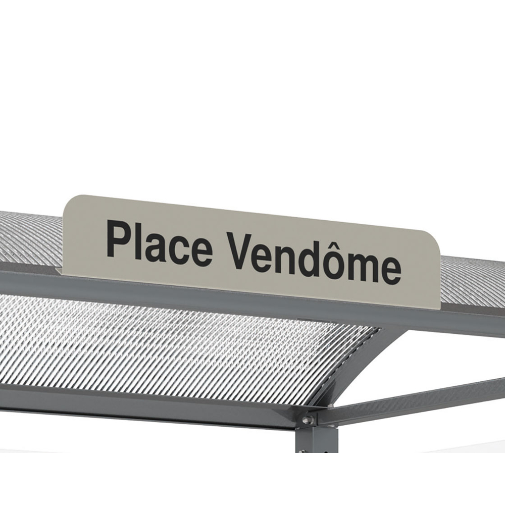 Plaque d'arrêt Anodisé - PROCITY - 529412