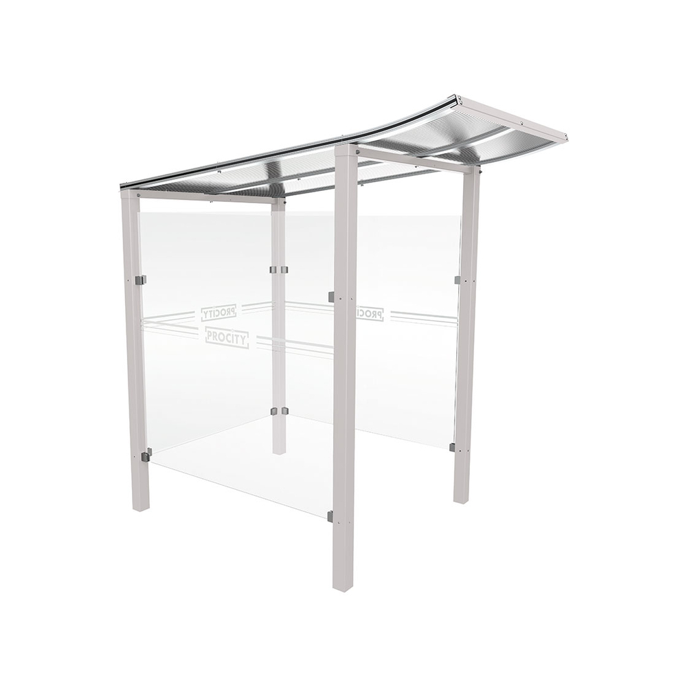 Abri caisse Modulo RAL7044 - 1300 - Scellement direct - PROCITY - 529770.7044