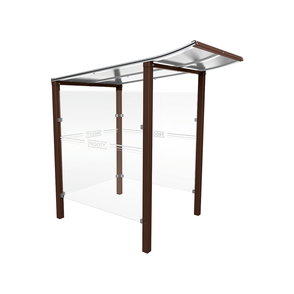 Abri caisse Modulo RAL8017 - 1300 - Scellement direct - PROCITY - 529770.8017