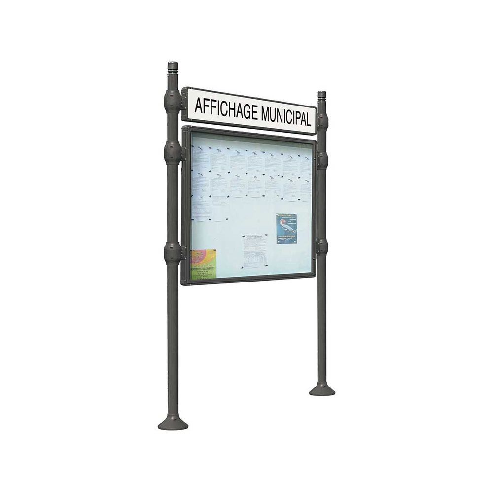 Panneau-vitrines d'information City Gris PROCITY - 590010.GPRO