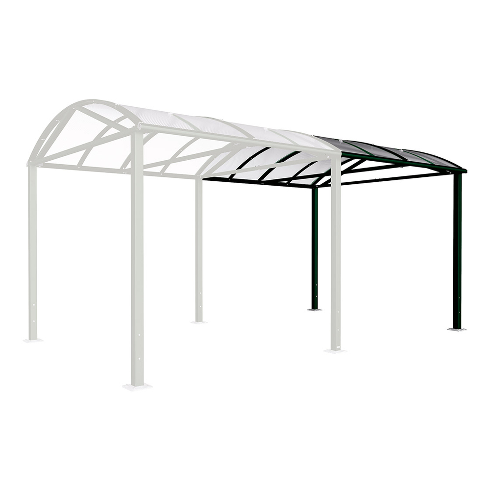 Passage couvert Voûte L RAL6005 - PROCITY - 599807.6005