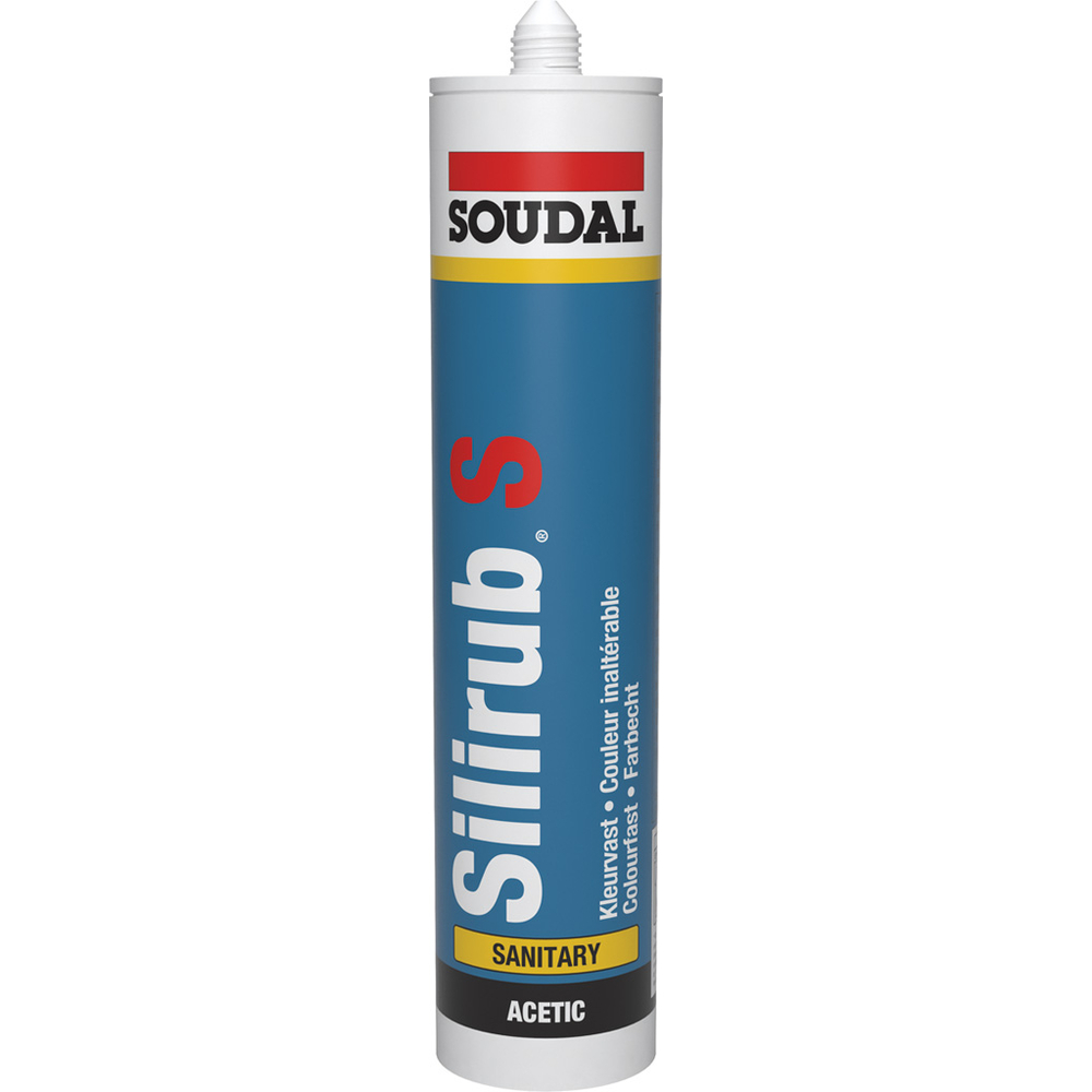 15 cartouches 300 ml SILIRUB s gris - SOUDAL - 101416