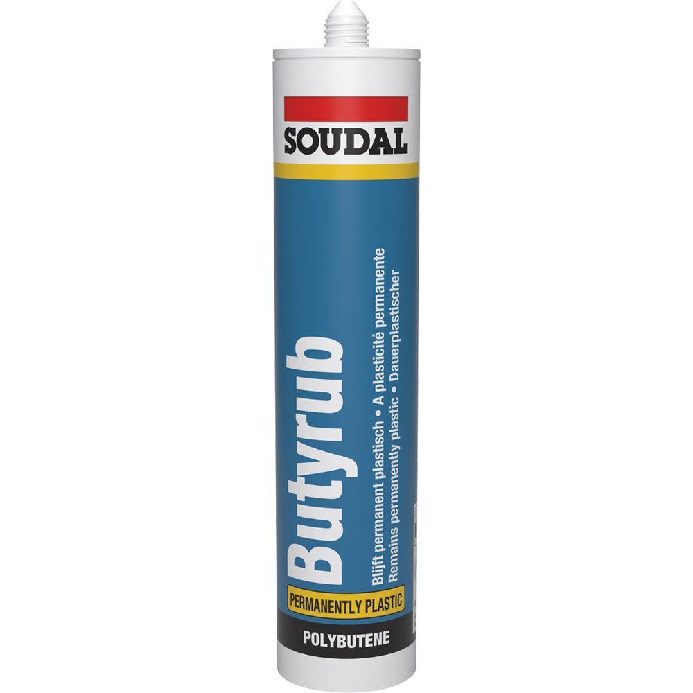 15 cartouches 300 ml Butyrub gris - SOUDAL - 102570