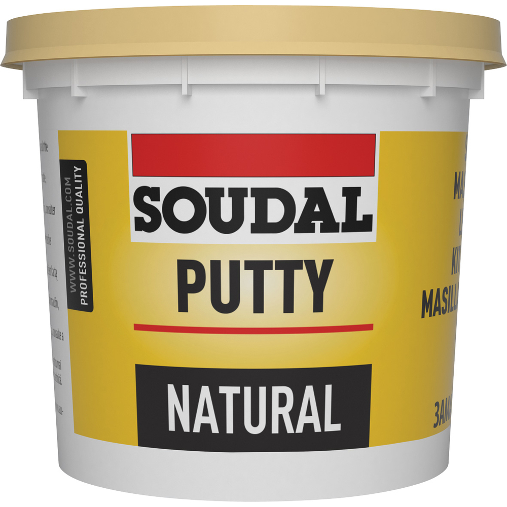1 pots 5 kg mastic vitrier naturel - SOUDAL - 106753