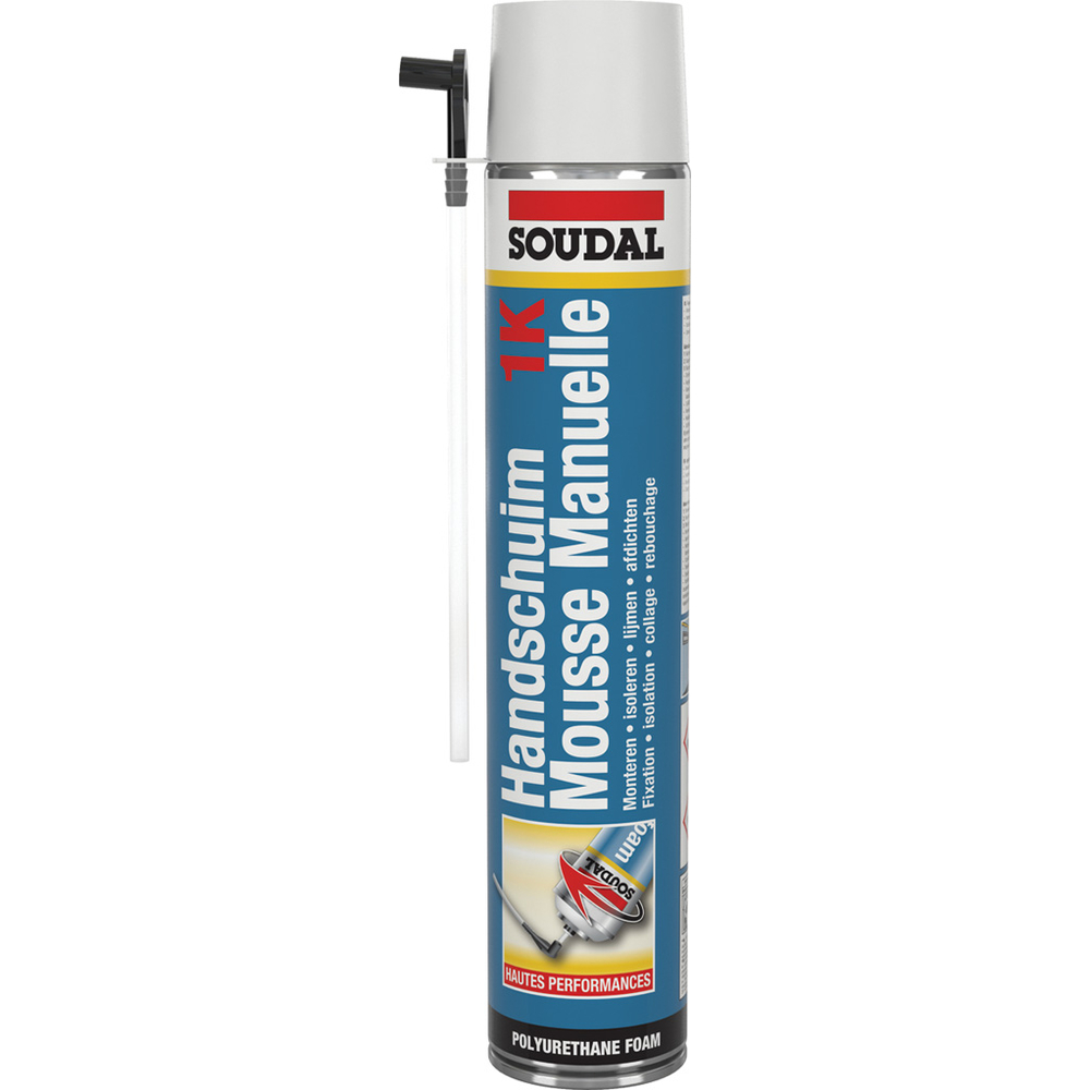 12 aérosols 750ml de mousse manuelle 1k beige - SOUDAL - 108803