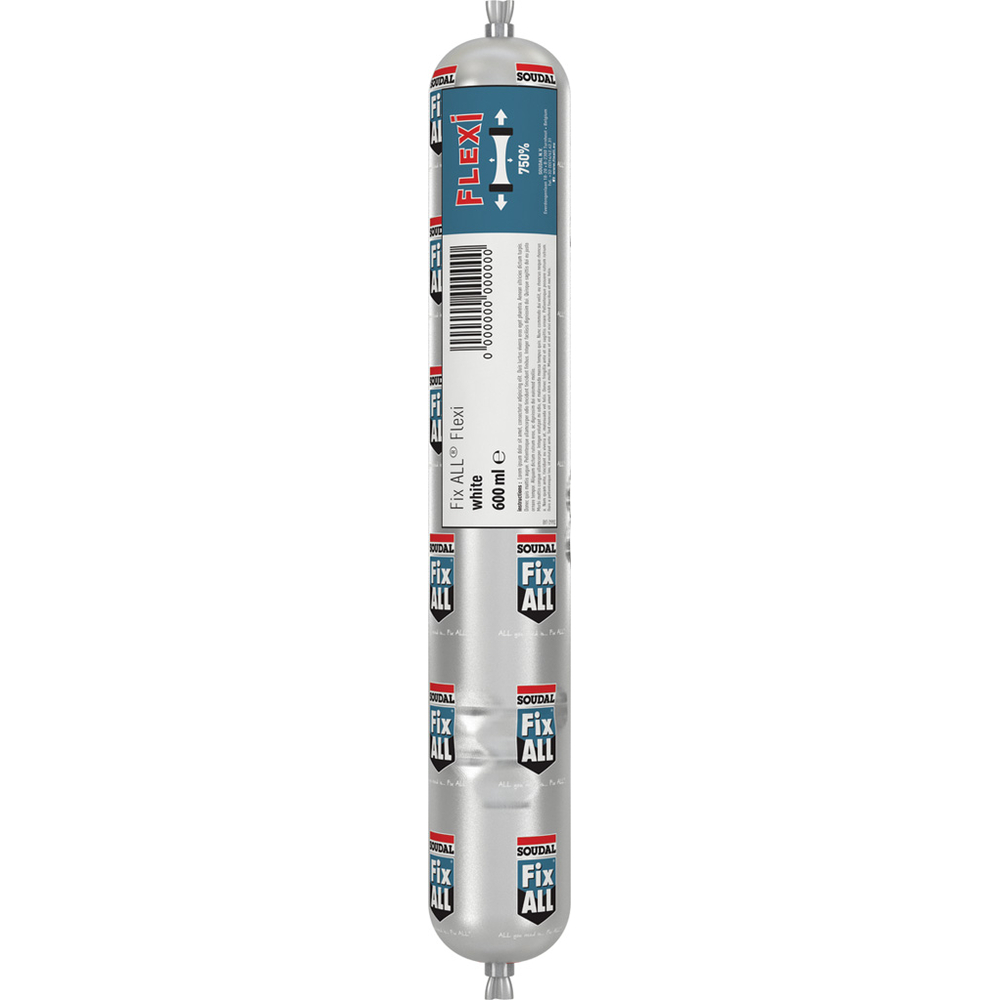 12 poches 600 ml fix all flexi blanc - SOUDAL - 146188