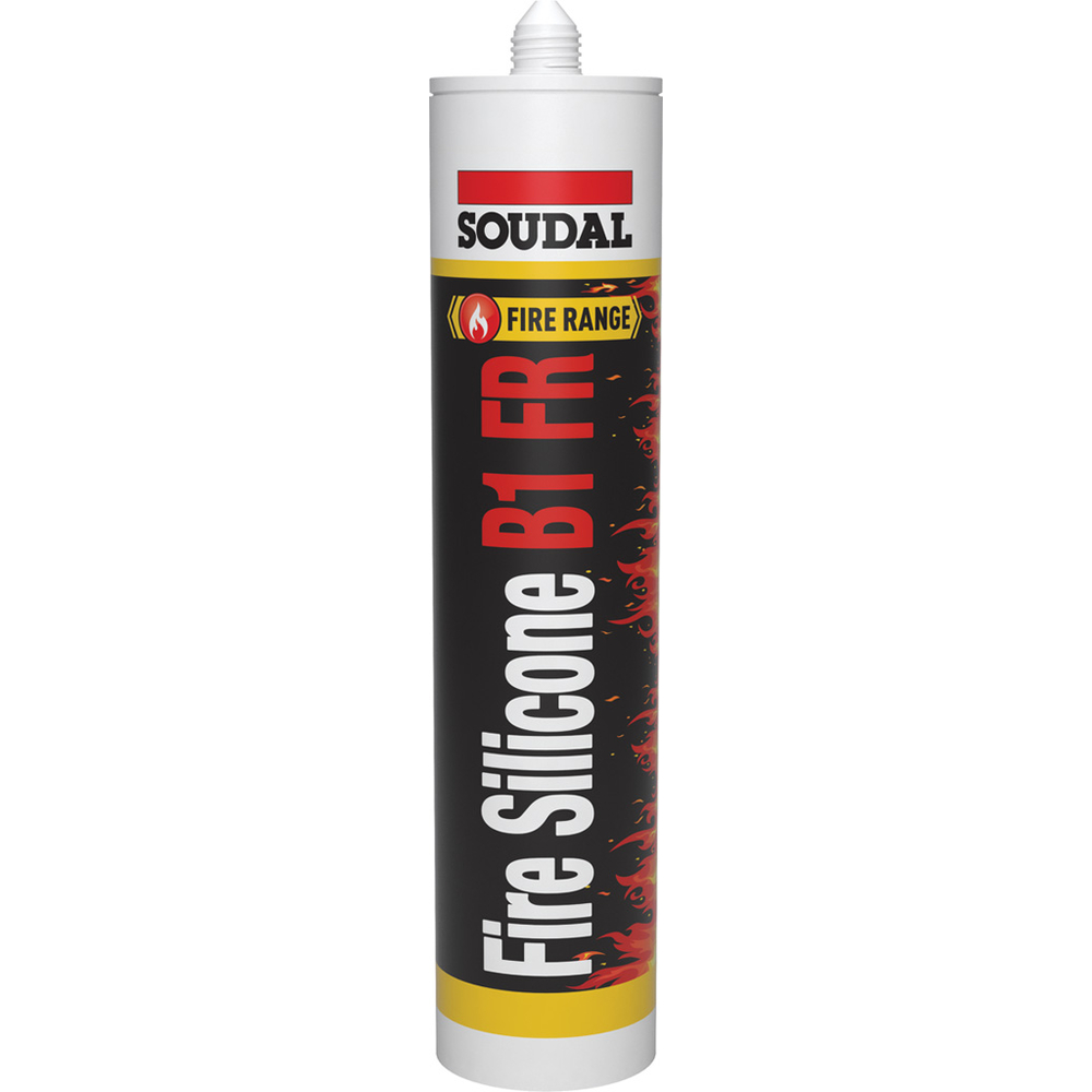 15 cartouches 300 ml FIRESILICONE b1 fr noir - SOUDAL - 147411