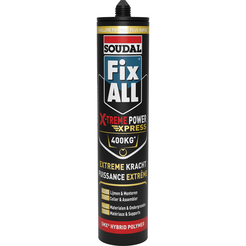 12 cartouches 280 ml fix all x-treme power express blanc - SOUDAL - 154347
