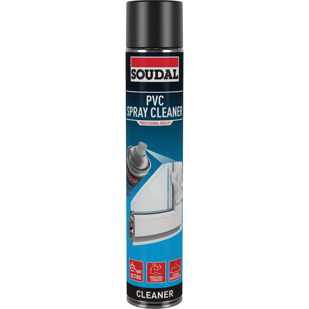12 aérosols 750ml de pvc spray cleaner - nettoyant pour pvc - SOUDAL - 156175