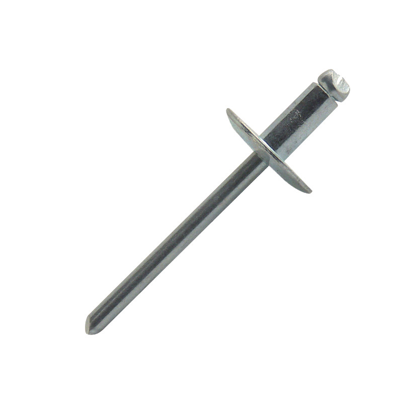 250 rivets standards à acier/acier à tête extra large à Ø4,8x14mm - SCELL-IT - SX4814-BC