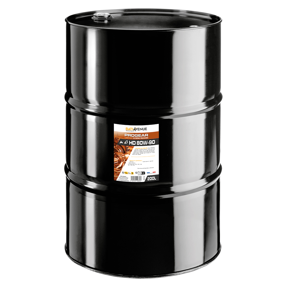 Huile 80W90 boite et pont - PROGEAR HD - fût de 200L