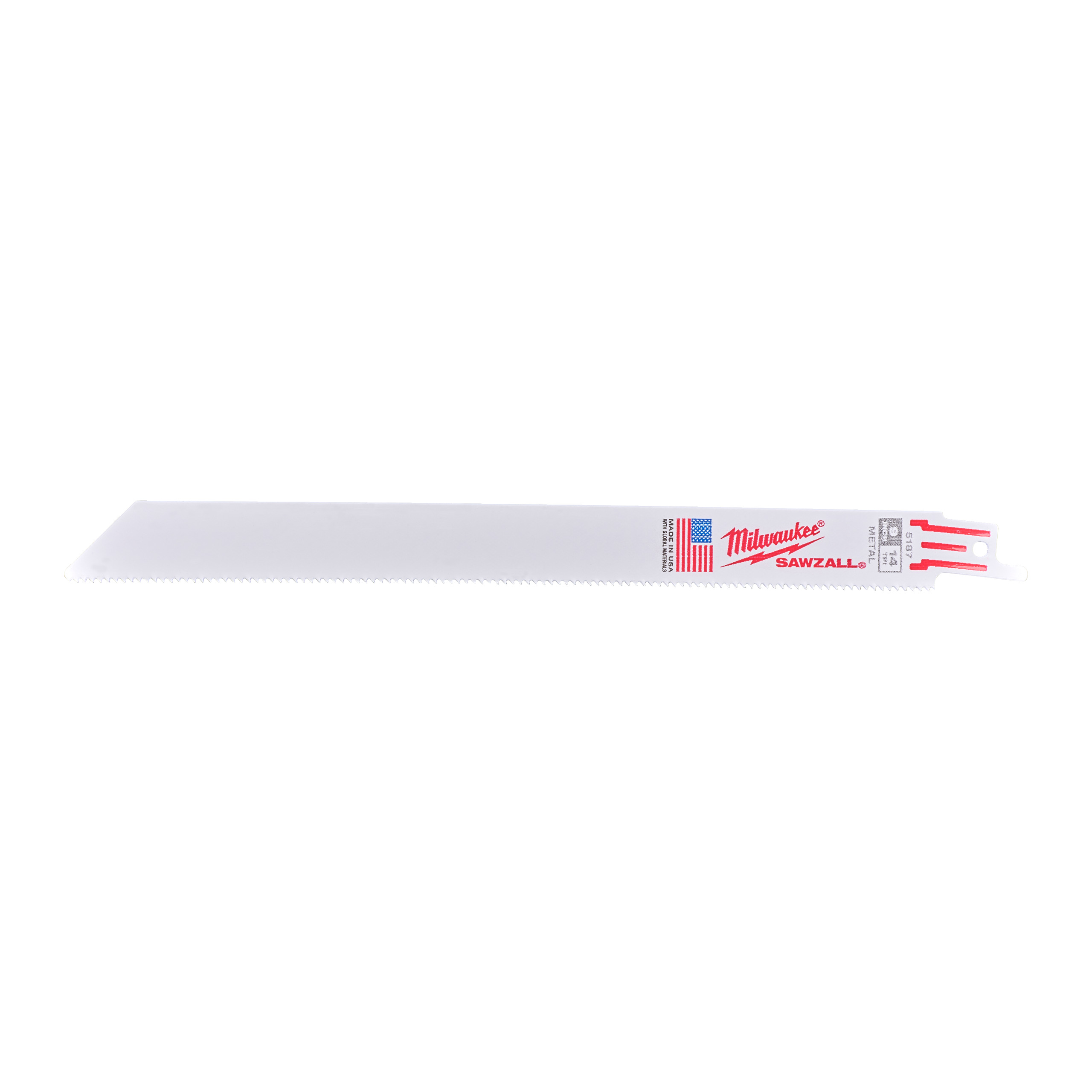 LAME SCIE SABRE 230MM (x5) MILWAUKEE ACCESSOIRES - 48005187